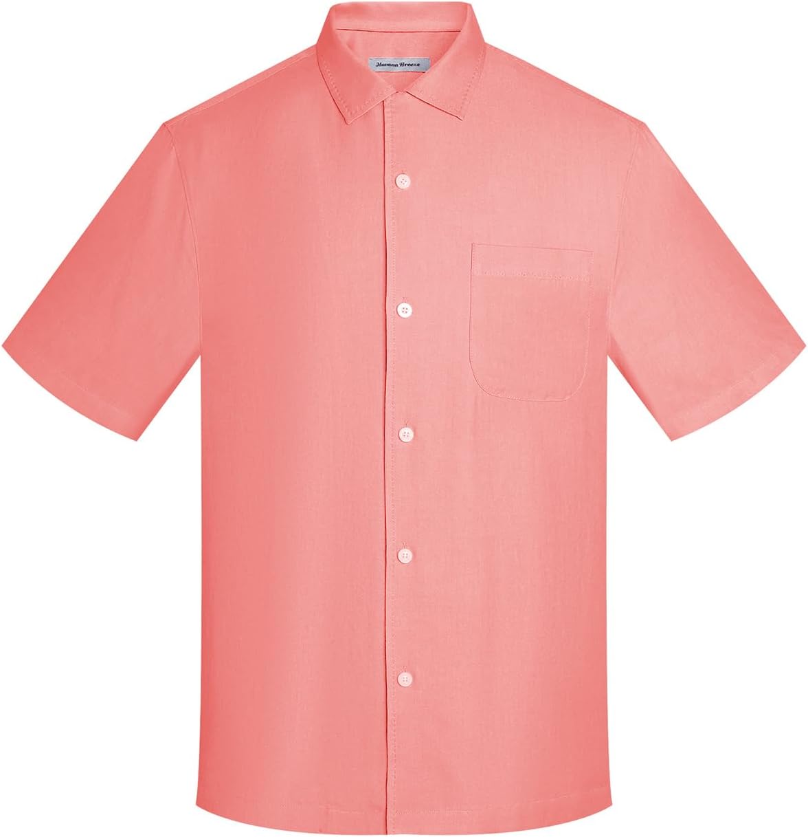 Men's Silk Hawaiian Short Sleeve Button Down Shirt for Beach