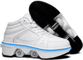 2-in-1 Roller Skates & Sneakers Retractable Wheels - Fun & Fitness
