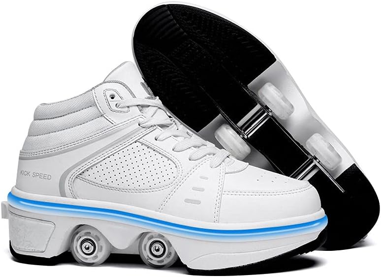 2-in-1 Roller Skates & Sneakers for Outdoor Fun & Fitness