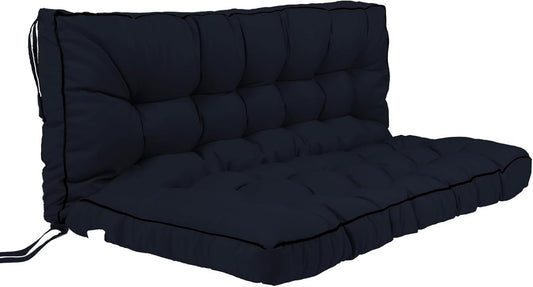 Outdoor Swing Cushion with Backrest for Comfortable Seating