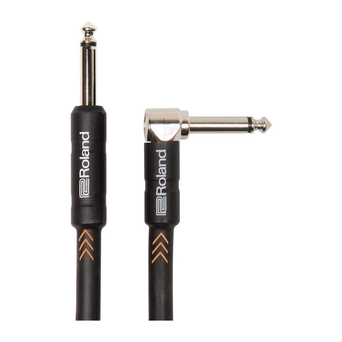 Roland 5ft Black Series Instrument Cable - Angled/Straight Jack