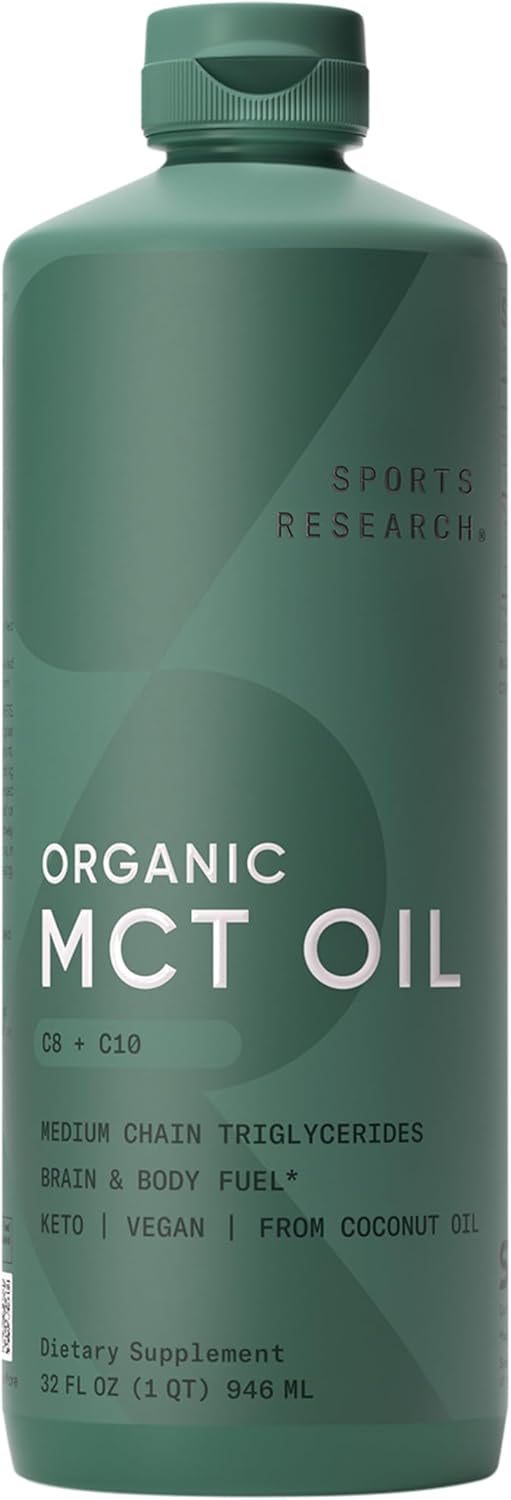 Organic MCT Oil for Keto & Vegan Diets - Brain & Body Fuel