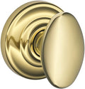 SCHLAGE Danbury Passage Knob Bright Brass - Durable Hall and Closet