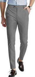 Mens Dress Pants Slim Fit Stretch Formal Pants for Men - Slim