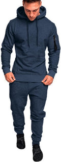 Mens Sweatsuits Set for Men 2 Piece Hoodie Jogging Tracksuits - Warm