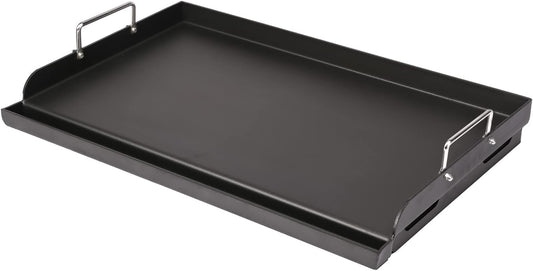 25in x 16in Pre-Seasoned Nonstick Cast Iron Griddle for Grills