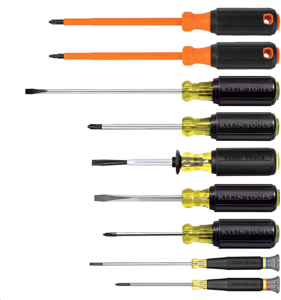 Klein Tools 85850 9-Piece Electrician Tool Set for Professionals
