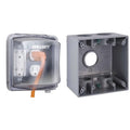 2-Gang Weatherproof Extra Duty Outlet Cover with Deep Box - Tough