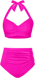 Holipick High Waisted Bikini Set Two Piece Swimsuit - Tummy Control