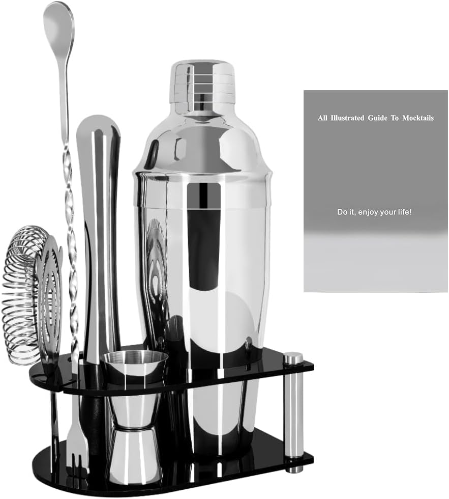 Stainless Steel Cocktail Shaker Set - Mix like a pro!