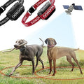 Wireless Dog Fence for 2 Dogs - GPS Collar with Adjustable Range and 3