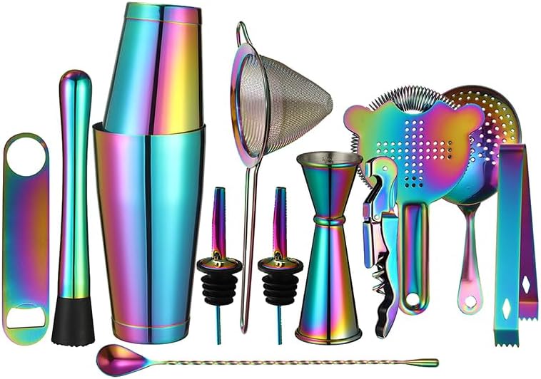Complete Rainbow Cocktail Kit - 13 Essential Tools