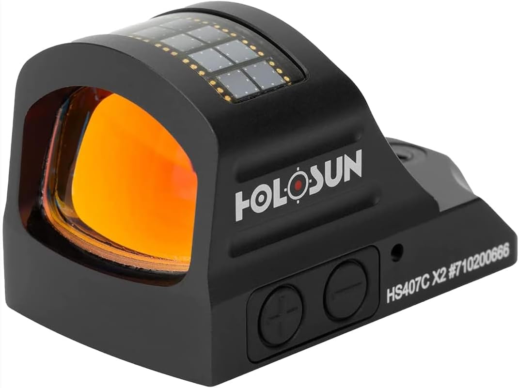 HOLOSUN HE407C-GR X2 Reflex Sight - Durable & High Performance