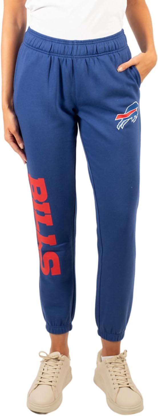 Ultra Game Women's NFL Official Super Soft Sweatpants Joggers