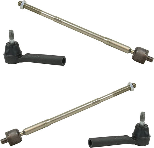 TRQ Front Inner & Outer Tie Rod Set for Chrysler & Dodge