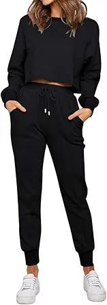 ZESICA Women's Long Sleeve Crop Top and Pants Pajama Sets Review