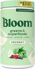 Superfood Greens Powder with Probiotics & Enzymes - Bloating Relief