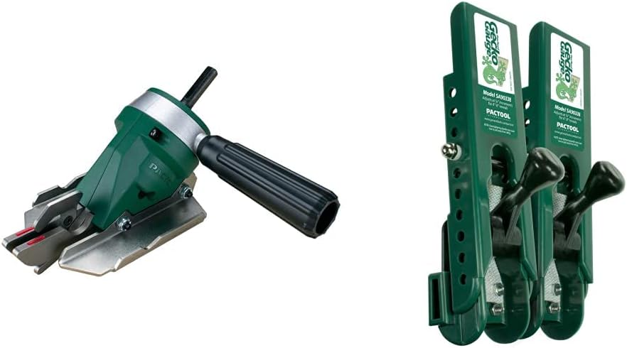 PacTool SS724 Snapper Shear Pro and SA90338 Gauge for Siding