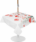 Romantic Red Heart Tablecloth - Waterproof, Perfect for Patio