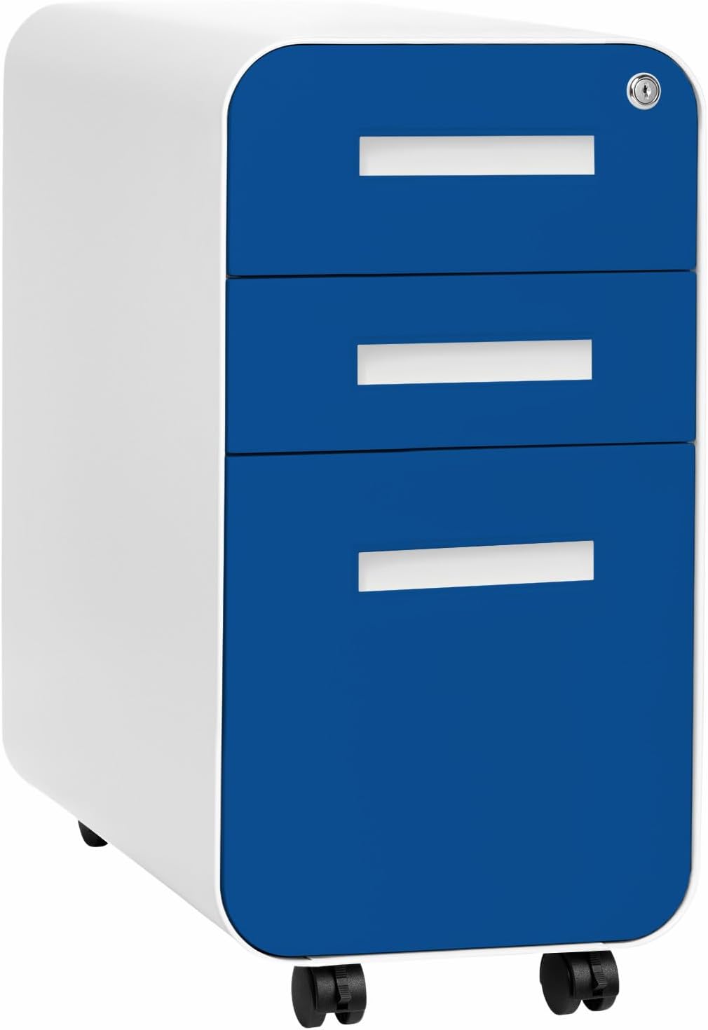 Space-Saving 3-Drawer File Cabinet with Lock