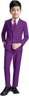 Boys Tuxedo Suit Set Slim Fit 5-Piece - Ring Bearer Outfit
