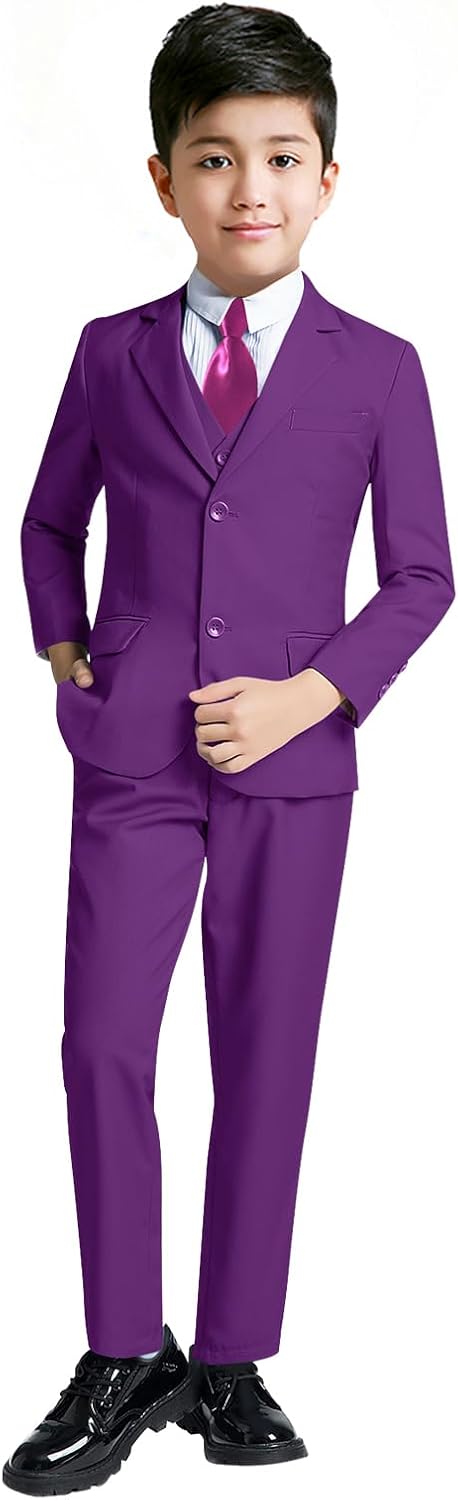 YuanLu Boys Suit for Kids Tuxedo Wedding Ring Bearer Outfit