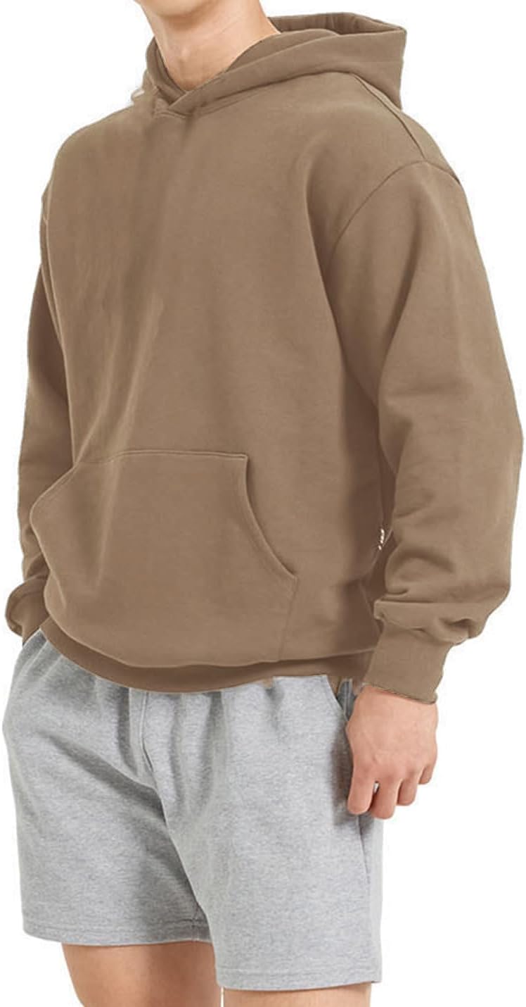 Men Hoodie Sweatshirt Loose Fit Fashion Pullover Casual Wear