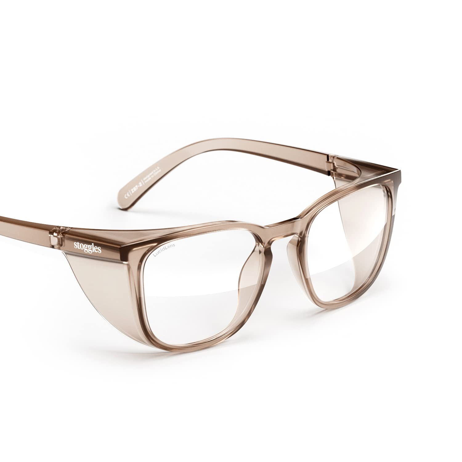 Stoggles Square Z87.1 Certified Safety Glasses for Eye Protection
