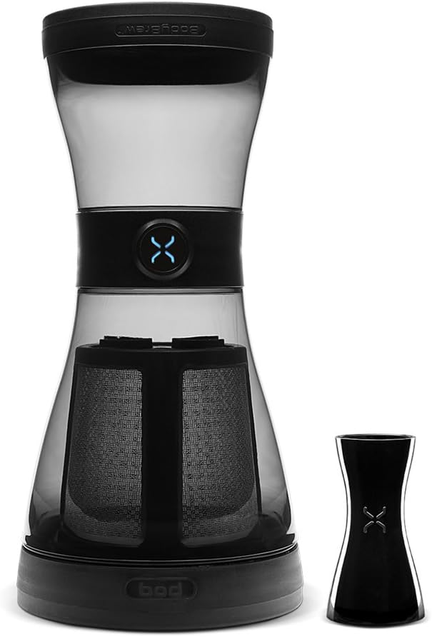 BodyBrew 24oz Cold Brew Coffee System - Shatter-proof & Spillproof Design - BPA Free