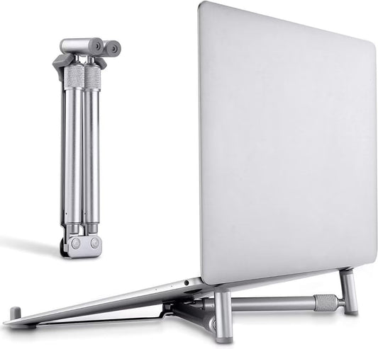 Adjustable Portable Laptop Stand - Ergonomic Aluminum X-Stand