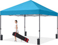 COOSHADE 10x10Ft Easy Pop Up Canopy Tent for Outdoor Events