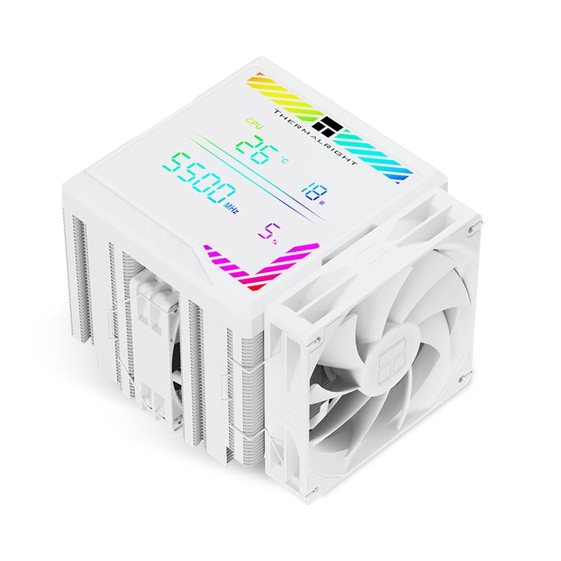 Peerless Assassin 140 Digital White CPU Cooler with 6 Heatpipes