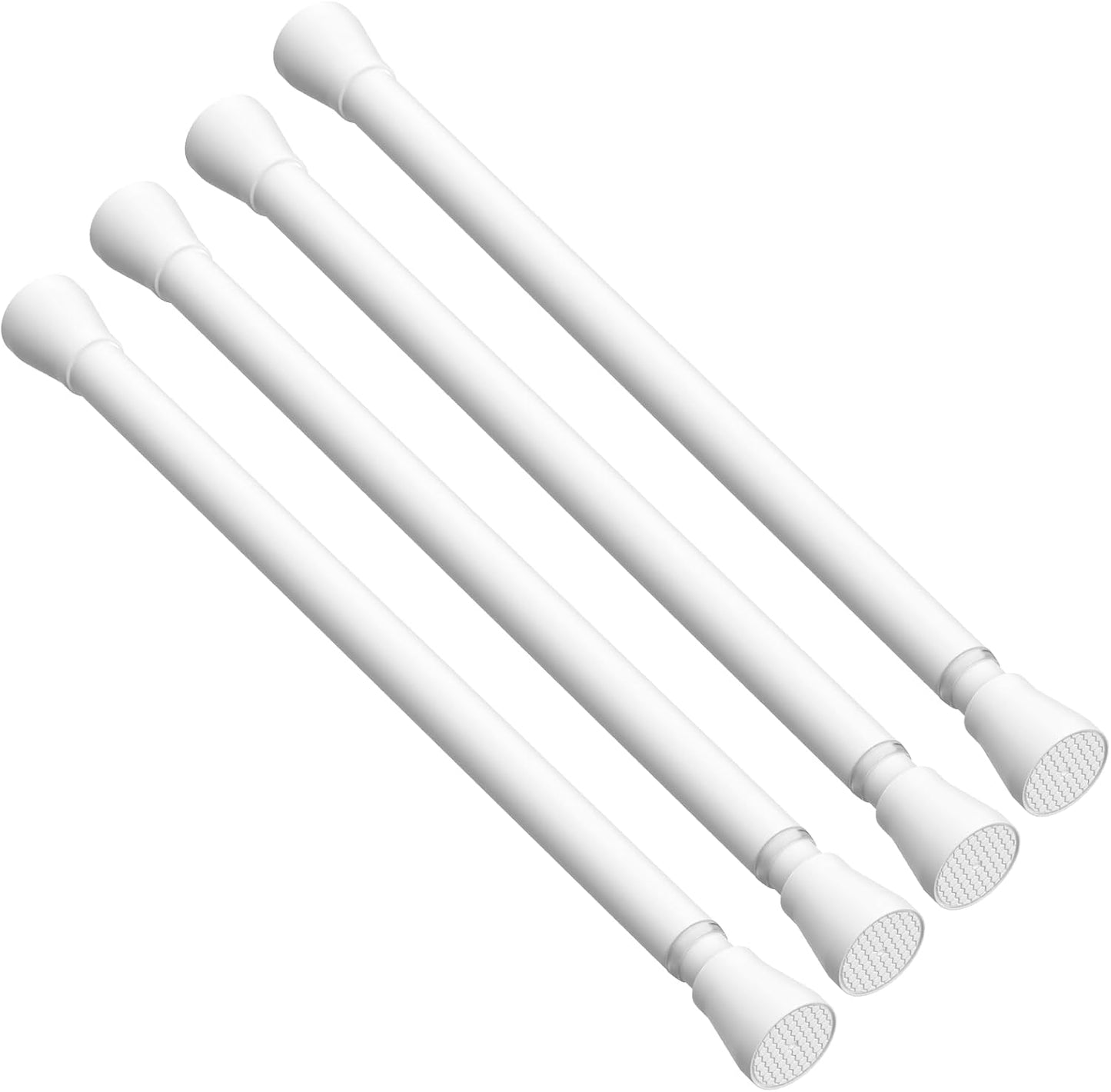 Tension Curtain Rods 16 to 26 Inch Adjustable Spring Rods