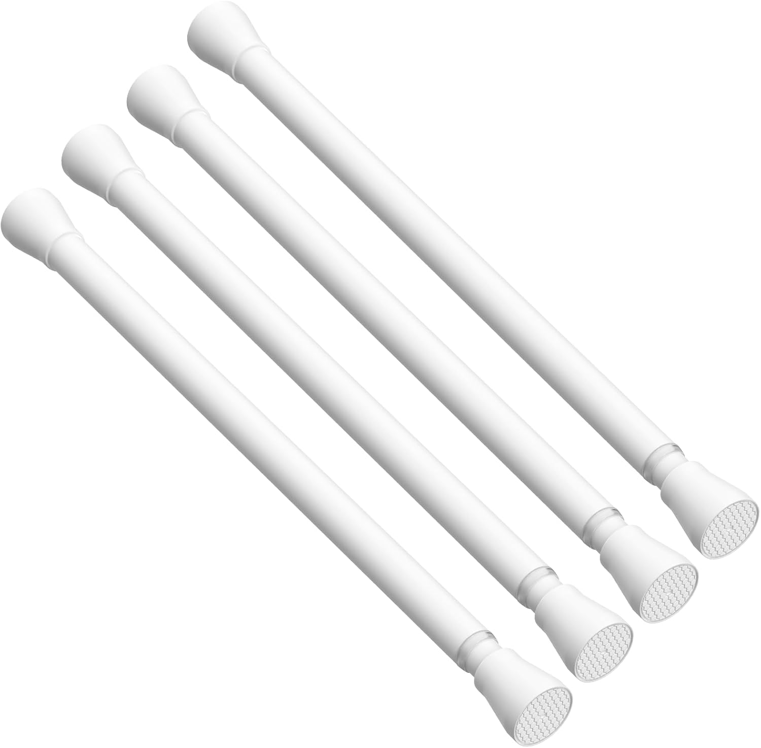 Tension Curtain Rods 16 to 26 Inch Adjustable Spring Rods