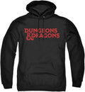 Dungeons & Dragons Type Logo Unisex Pull-Over Hoodie - Comfortable