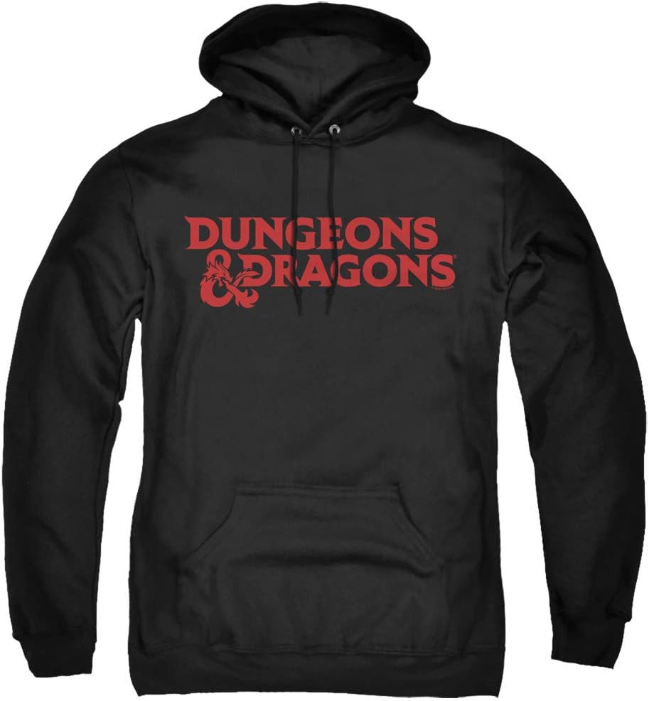 Dungeons & Dragons Type Logo Unisex Adult Pull-Over Hoodie