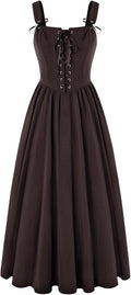 Scarlet Darkness Renaissance Dress - Flattering Boned Corset