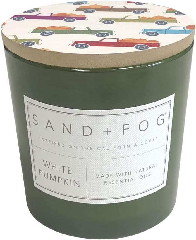 Sand + Fog Scented Candles - White Pumpkin for Home Decor