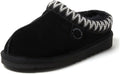 Fireside Womens Greta Genuine Shearling Clog Slippers - Womens Comfort