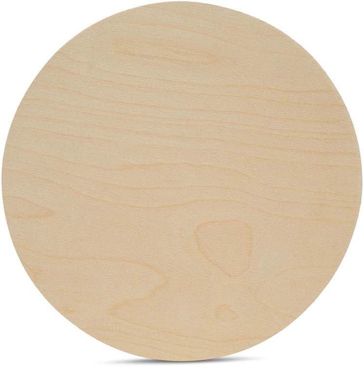 Wood Circles 12 Inch Pack of 100 Unfinished Craft Discs
