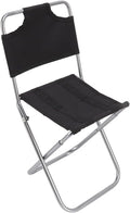 Camping Folding Chair Outdoor Portable Sturdy Backrest - Compact Seat
