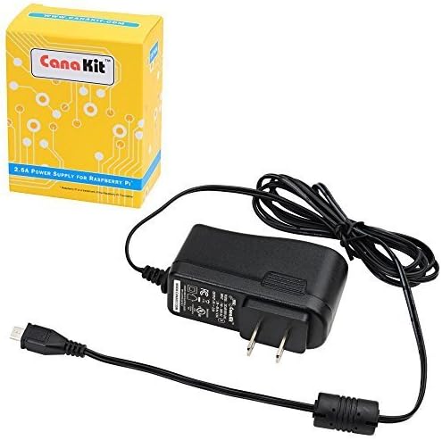 Reliable CanaKit Pi Power Supply (UL Listed)