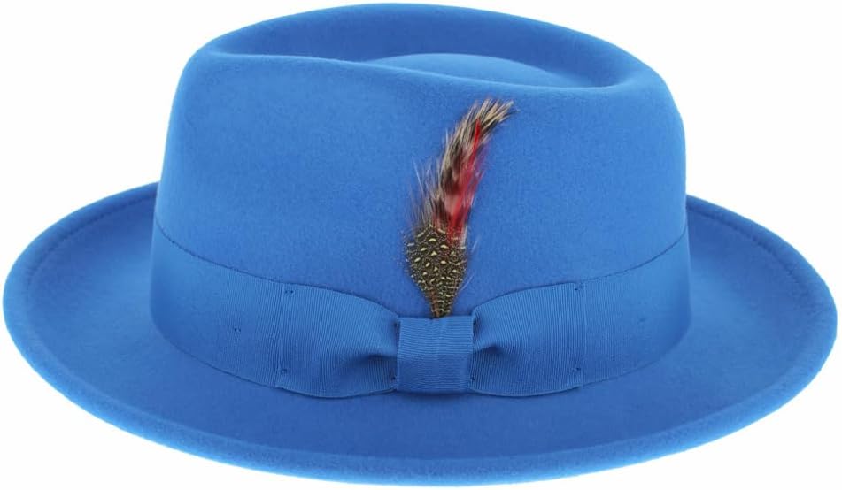 Belfry Gangster Wool Stain Resistant Crushable Fedora Hat