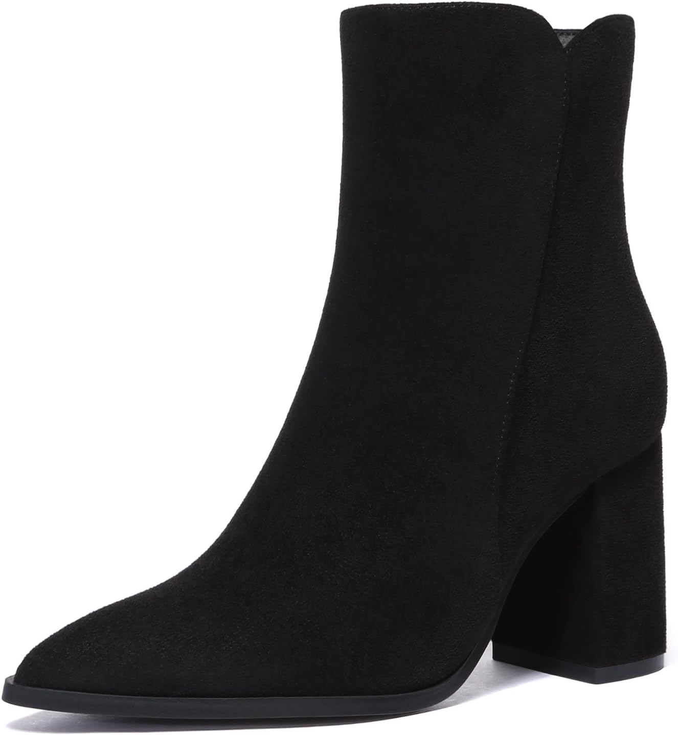 Stylish Heeled Ankle Boots for Women with Chunky Block Heel