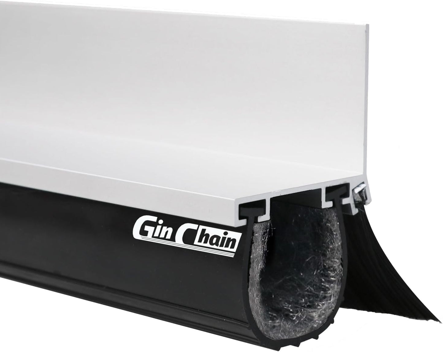 Heavy-Duty Garage Door Seals with Aluminum Track Retainer Kit