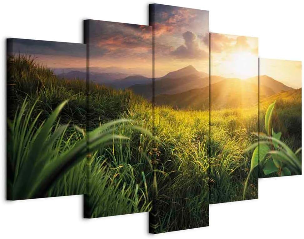 Acoustic Canvas Wall Art Nature Mountains for Soundproofing
