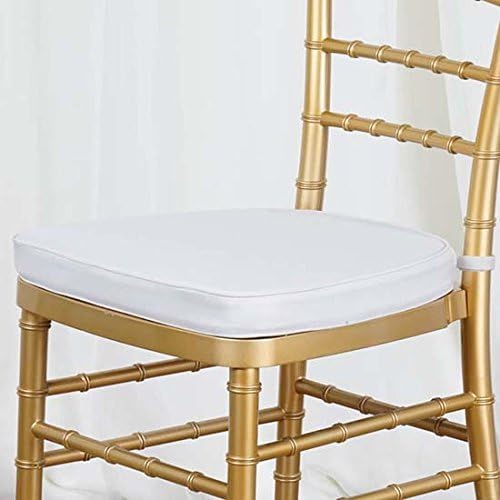 Silver Chiavari Chair Cushion for Wood Resin Chairs - 2in Thick