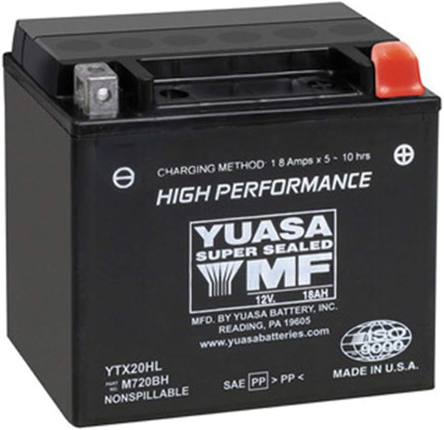 Yuasa YTX20HL H Series AGM Battery with Advanced Technology