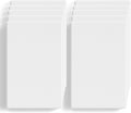 Blank Wall Plate Cover 1-Gang Screwless Mid-Size - Matte White