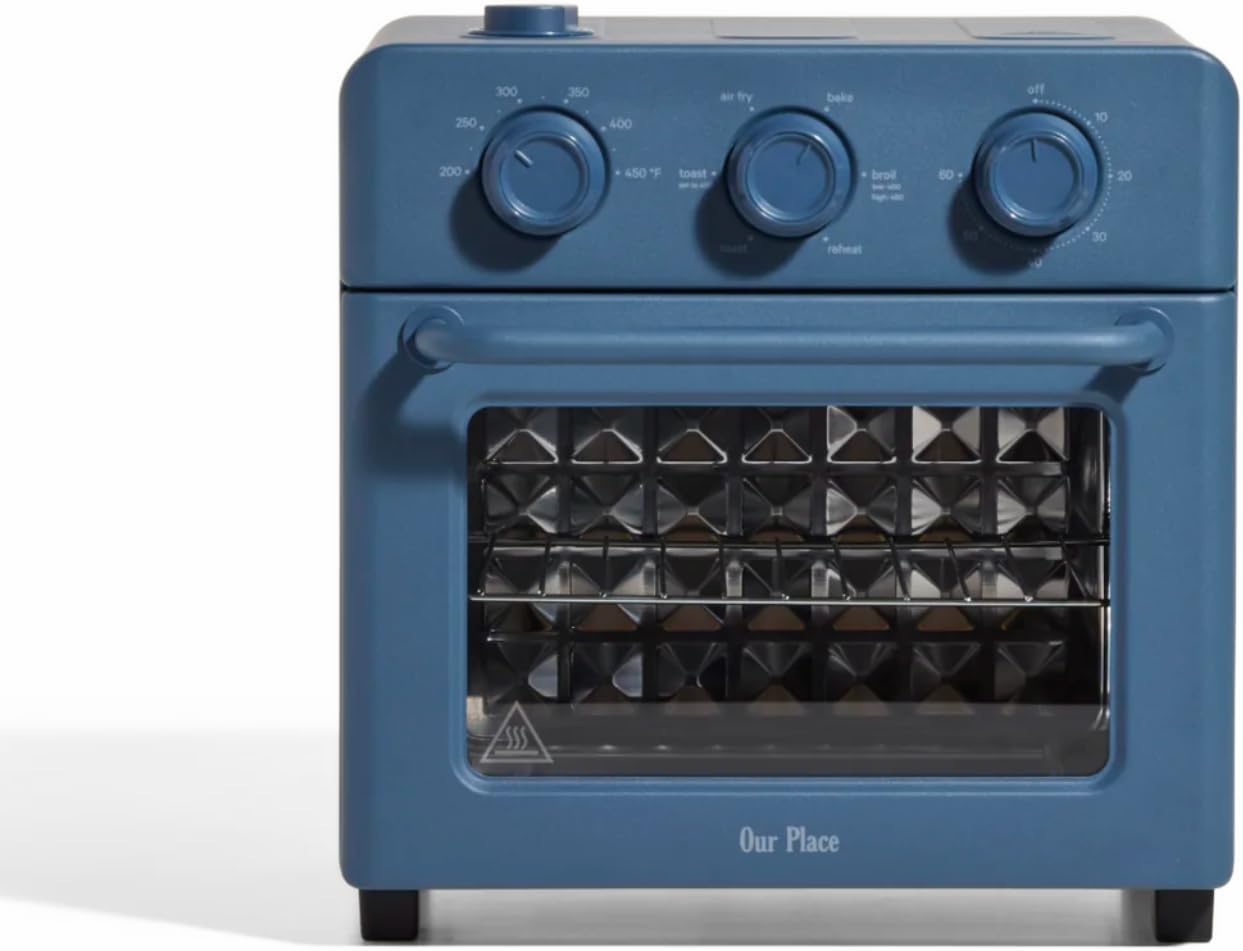 Our Place Wonder Oven | 6-in-1 Air Fryer & Toaster Oven | Compact & Versatile | Blue Salt